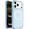 Crystal Glitter Fusion Case with MagSafe for iPhone 18 Pro Max and iPhone 17 Pro Max - Light Blue