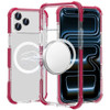 MagSafe Transparent Protective Bumper Case for iPhone 18 Pro and iPhone 17 Pro - Hot Pink