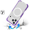 MagSafe Transparent Protective Bumper Case for iPhone 18 Pro and iPhone 17 Pro - Purple