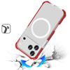 MagSafe Transparent Protective Bumper Case for iPhone 18 Pro and iPhone 17 Pro - Red