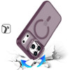 InFrame Series MagSafe Hybrid Case with Camera Ring Stand for iPhone 18 Pro and iPhone 17 Pro - Burgundy
