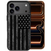 Sublimation Printing Designer Series Case for iPhone 18 Pro Max and iPhone 17 Pro Max - American Flag Black