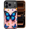 Sublimation Printing Designer Series Case for iPhone 18 Pro and iPhone 17 Pro - Butterfly Blue