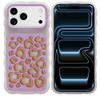 Safari Design Aesthetic Wavy Silicone Case for iPhone 18 Pro Max and iPhone 17 Pro Max - Lavender