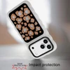 Safari Design Aesthetic Wavy Silicone Case for iPhone 18 Pro and iPhone 17 Pro - Black
