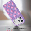 Heart Design Aesthetic Silicone Case for iPhone 18 Pro and iPhone 17 Pro - Lavender