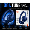 JBL Tune 530BT Bluetooth Wireless On-Ear Headphones - Blue