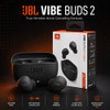 JBL Vibe Buds 2 Active Noise Cancelling True Wireless Bluetooth Earbuds - Black