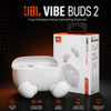 JBL Vibe Buds 2 Active Noise Cancelling True Wireless Bluetooth Earbuds - White