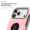 360 Rotating Ring Grip Hybrid Case for iPhone 18 Pro Max and iPhone 17 Pro Max - Pink