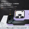 360 Rotating Ring Grip Hybrid Case for iPhone 18 Pro and iPhone 17 Pro - Purple