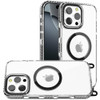 Transparent Protective Bumper Case with MagSafe and Lanyard for iPhone 16 Pro - Black