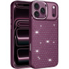 Dazzling Diamond Hybrid Case for iPhone 18 Pro Max and iPhone 17 Pro Max - Burgundy