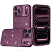 Dazzling Diamond Hybrid Case for iPhone 18 Pro Max and iPhone 17 Pro Max - Burgundy