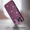 Dazzling Diamond Hybrid Case for iPhone 18 Pro Max and iPhone 17 Pro Max - Burgundy