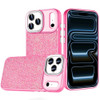 Dazzling Mini Crystal Hybrid Case for iPhone 18 Pro Max and iPhone 17 Pro Max - Hot Pink