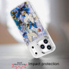 Butterfly Ornaments Design Epoxy Glitter Hybrid Case for iPhone 18 Pro Max and iPhone 17 Pro Max