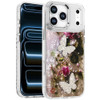 Butterfly Ornaments Design Epoxy Glitter Hybrid Case for iPhone 18 Pro Max and iPhone 17 Pro Max