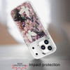 Butterfly Ornaments Design Epoxy Glitter Hybrid Case for iPhone 18 Pro Max and iPhone 17 Pro Max