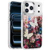 Butterfly Ornaments Design Epoxy Glitter Hybrid Case for iPhone 18 Pro Max and iPhone 17 Pro Max