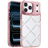 Dazzling Diamond Transparent Hybrid Case for iPhone 18 Pro and iPhone 17 Pro - Rose Gold