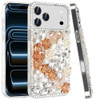 Dazzling Bling 3D Crystal Diamond Case for iPhone 18 Pro Max and iPhone 17 Pro Max - Gold