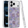 Mood Series MagSafe Hybrid Case for iPhone 18 Pro Max and iPhone 17 Pro Max - Blue Purple Flower