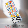Transparent Protective Bumper Case with MagSafe for iPhone 18 Pro Max and iPhone 17 Pro Max - Colorful Watercolor Floral
