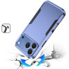 Military Grade TUFF Shockproof Hybrid Armor Case for iPhone 18 Pro Max and iPhone 17 Pro Max - Light Blue