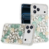 Dazzling Bling 3D Crystal Diamond Case for iPhone 18 Pro and iPhone 17 Pro - Green
