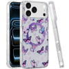 Mood Series MagSafe Hybrid Case for iPhone 18 Pro and iPhone 17 Pro - Purple Butterflies