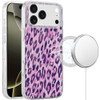 Mood Series MagSafe Hybrid Case for iPhone 18 Pro and iPhone 17 Pro - Pink Purple Leopard
