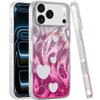 Mood Series MagSafe Hybrid Case for iPhone 18 Pro and iPhone 17 Pro - Wave Hearts