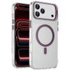 InFrame Series MagSafe Crystal Case with Camera Ring Stand for iPhone 18 Pro and iPhone 17 Pro - Burgundy