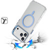 InFrame Series MagSafe Crystal Case with Camera Ring Stand for iPhone 18 Pro and iPhone 17 Pro - Light Blue