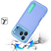 Military Grade TUFF Hybrid Armor Case with Kickstand for iPhone 18 Pro and iPhone 17 Pro - Light Blue