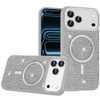 Dazzling Diamond MagSafe Hybrid Case for iPhone 18 Pro and iPhone 17 Pro - Silver
