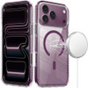 Transparent Crystal Edge Bumper Case with MagSafe for iPhone 18 Pro and iPhone 17 Pro - Burgundy