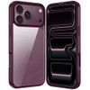 HD Slim Transparent Case for iPhone 18 Pro and iPhone 17 Pro - Burgundy