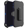 Military Grade Heavy Duty Shockproof Hybrid Armor Case with Belt Clip Holster for iPhone 18 Pro Max and iPhone 17 Pro Max - Blue