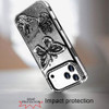 Butterfly Twinkle Glitter Diamond Case for iPhone 18 Pro Max and iPhone 17 Pro Max - Black