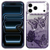 Butterfly Twinkle Glitter Diamond Case for iPhone 18 Pro and iPhone 17 Pro - Purple