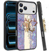 Splendid Bling Crystal Diamond Case with 3D Butterfly Stand for iPhone 18 Pro Max and iPhone 17 Pro Max - Purple