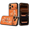 Splendid 3D Butterfly Bling Crystal Diamond Case for iPhone 18 Pro Max and iPhone 17 Pro Max - Cosmic Orange