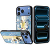 Splendid Bling Crystal Diamond Case with 3D Butterfly Stand for iPhone 18 Pro and iPhone 17 Pro - Light Blue