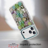 Roses Luxurious Bling 3D Crystal Diamond Case for iPhone 18 Pro and iPhone 17 Pro - Green
