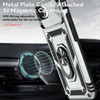 Military Grade Hybrid Case with Ring Grip and Camera Lens Protector for iPhone 17e / 16e - Silver