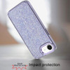 Dazzling Mini Crystal Hybrid Case for iPhone 17e / 16e - Purple