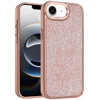 Dazzling Mini Crystal Hybrid Case for iPhone 17e / 16e - Rose Gold