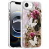 Butterfly Ornaments Design Epoxy Glitter Hybrid Case for iPhone 17e / 16e
